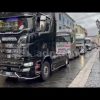 Continua la protesta di autotrasportatori e agricoltori, tir e trattori in corteo a Campobasso
