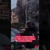 Libano, un raid israeliano fa crollare un intero palazzo nel centro di Beirut