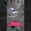 Maltempo in Liguria, a Chiavari le auto come gommoni sulle strade