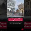 Tram deragliato a Milano, le immagini dell’incidente