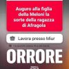FdI denuncia: “Augurano a figlia Meloni sorte ragazza Afragola, orrore”