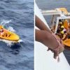 Bambina cade da nave, padre si tuffa: salvati entrambi – Video