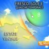 Estate ‘vintage’ sull’Italia: fresco, sole e qualche temporale
