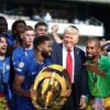 Il Chelsea festeggia il Mondiale per club. E Trump non se ne va