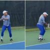 Serena Williams di nuovo in campo, che colpi in allenamento