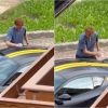 Sinner versione… self service: lava a mano la sua Ferrari