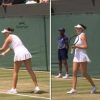 Succede solo a Wimbledon, salta il tappo di champagne e stop al match – Video