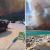 Villasimius, incendio oggi minaccia spiaggia: bagnanti in fuga