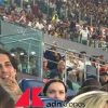 Damiano David in tribuna per Roma-Bologna, bodyguard ‘stopper’ blocca ammiratrici