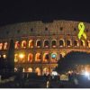 Nastro d’oro sui monumenti, al via campagna per sensibilizzare sulle cure del cancro infantile