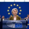 Ue, von der Leyen a Strasburgo invoca unità: “Lunga vita all’Europa”