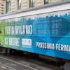 Milano-Cortina, tram olimpico di Fiera Milano attraversa la città