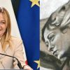 Meloni scherza su affresco con il suo volto: “No, decisamente non sembro un angelo”