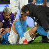 Napoli, grave infortunio per Di Lorenzo: esce in barella contro la Fiorentina
