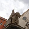 Roma, danneggiata scultura dell’Elefantino in piazza della Minerva: zanna spezzata