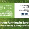 Sostenibilità: Inail, conferenza di presentazione del master sul Carbon farming