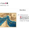 Stretto di Hormuz diventa ‘Stretto di Trump’: la nuova mappa condivisa su Truth