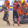 Bezzecchi, caduta e furia in gara Sprint: squalificato da Gp Repubblica Ceca