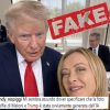 Meloni-Trump, deputato M5S pubblica ‘selfie’. Fratelli d’Italia: “Foto creata con AI, magistratura agisca”
