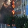 Napoli, incendio all’ospedale del Mare: fiamme e alta colonna di fumo nero