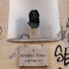 Anna Magnani torna a Trastevere, busto ricollocato nella nicchia di via della Pelliccia