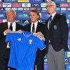 La Nazionale riparte dal tridente Malagò-Mancini-Ranieri: “Vogliamo vincere e riportare i giovani a vedere l’Italia ai Mondiali”