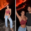 Diletta Leotta, la foto davanti all’Etna in eruzione scatena la polemica: “Cattivo esempio”