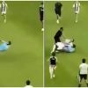 Juventus, invasione di campo e intervento killer di un tifoso su Gatti