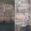 Paura a Polignano a Mare, turista resta bloccata sulla scogliera di Lama Monachile: voleva fare una foto